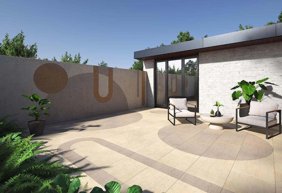 Travertina Raw Slab 20x20 | 20x10 (Klean-Bloc)