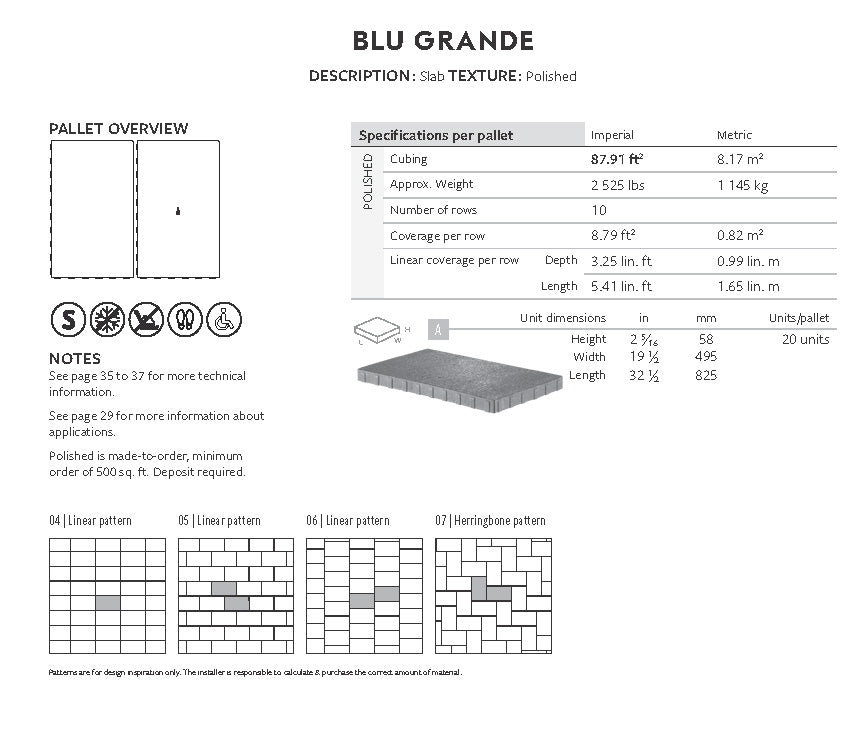 Dalle Blu Grande (Meulé)