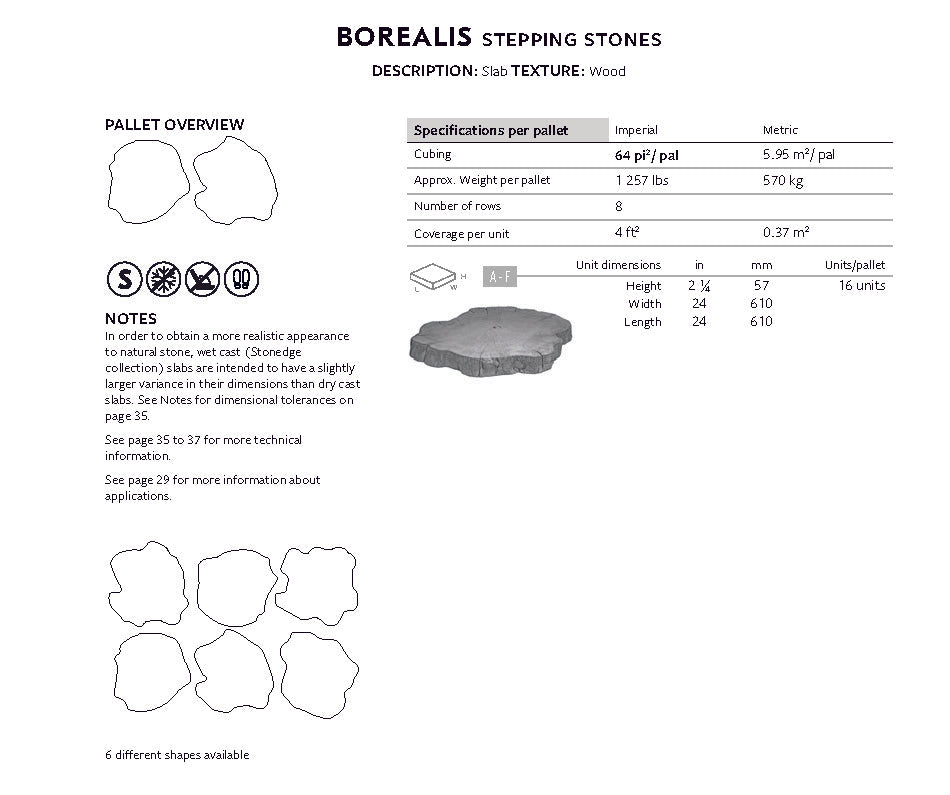 Dalles De Sentier Borealis