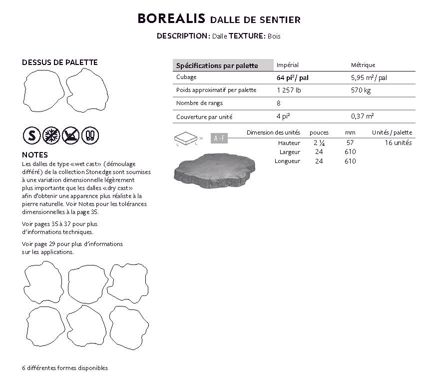 Dalles De Sentier Borealis