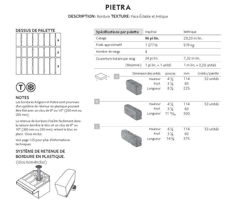 Bordure Pietra