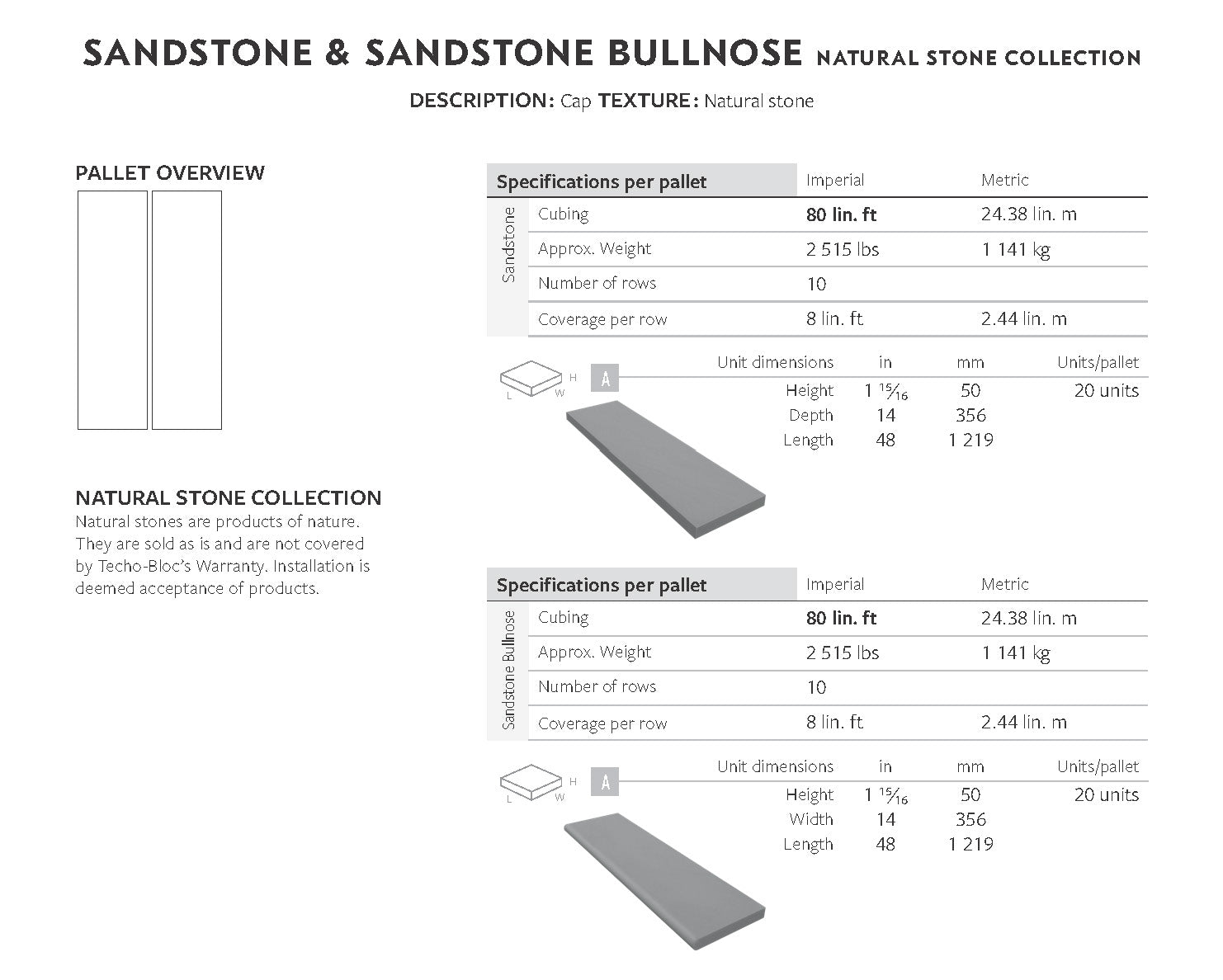 Couronnement Sandstone (Pierre Naturelle)