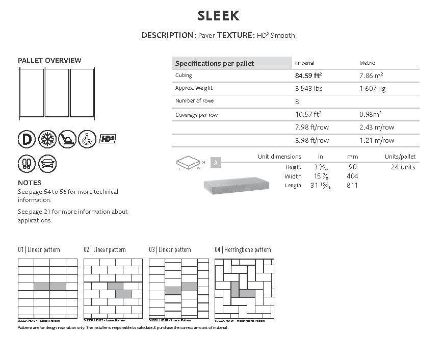 Pavé Sleek