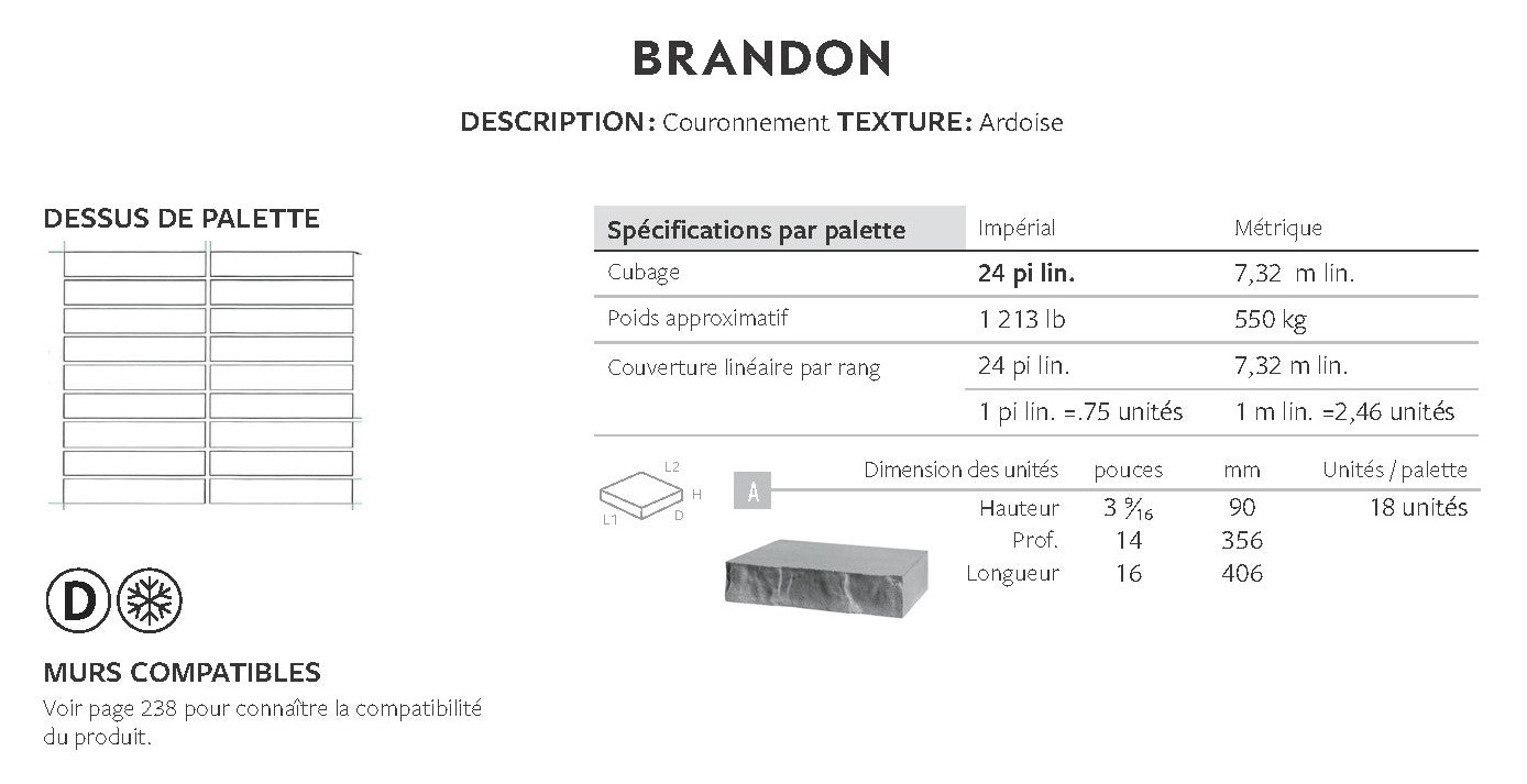 Couronnement Brandon (Ardoise)