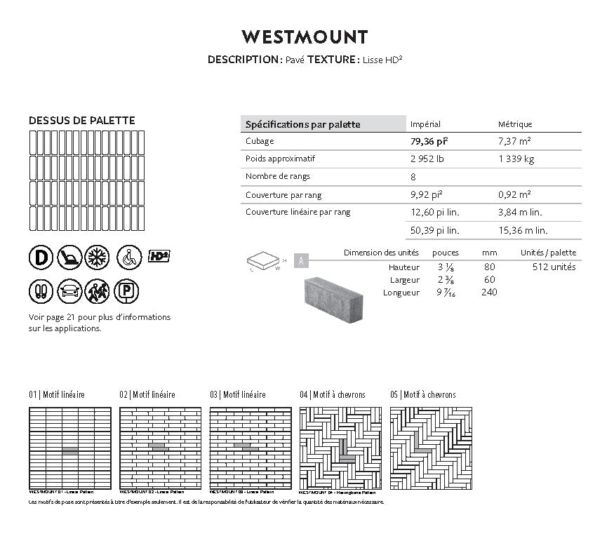 Pavé Westmount