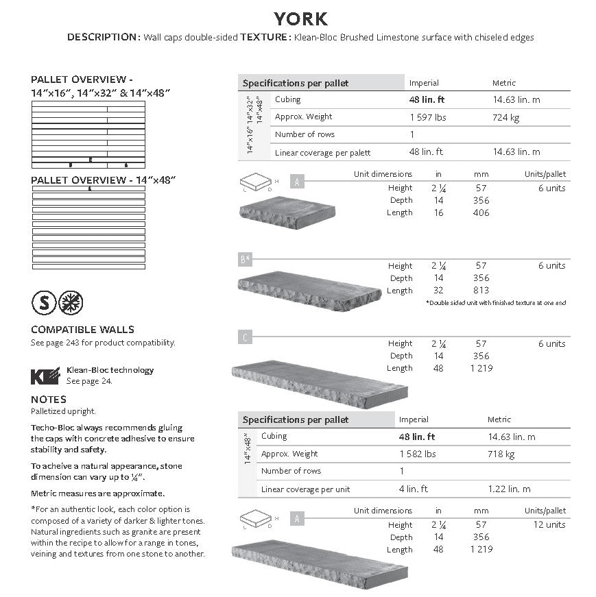 Couronnement York (Klean-Bloc)