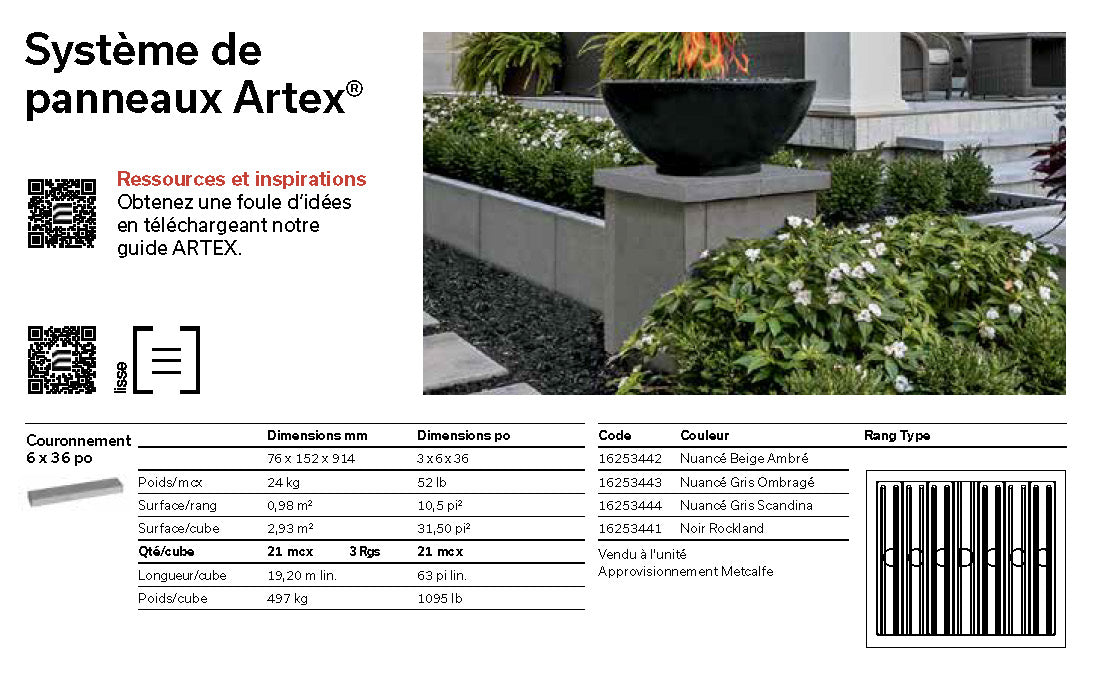 Artex® Panel System (Cap)