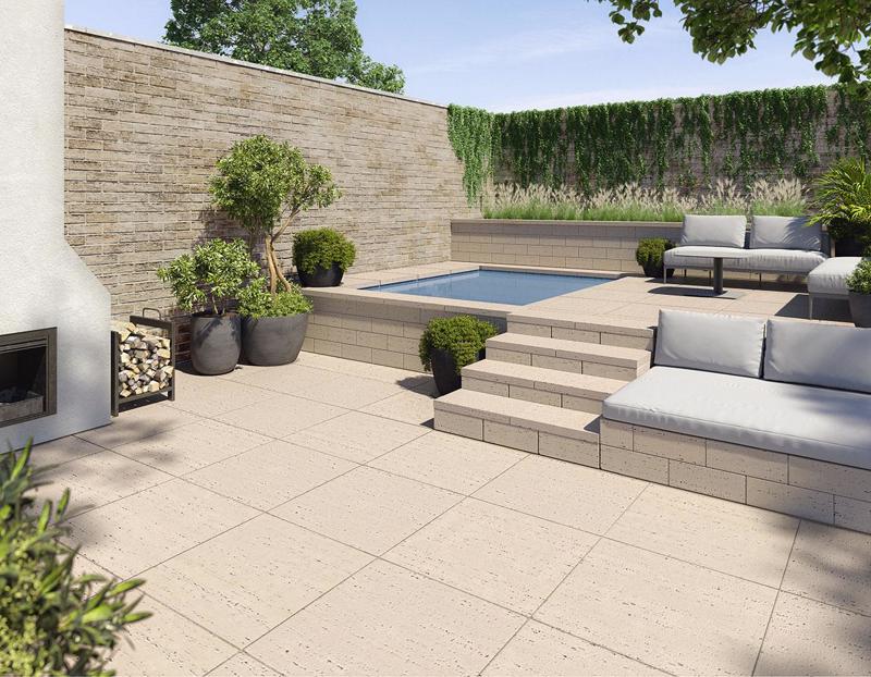 Travertina Raw Slab 30x30 (Klean-Bloc)