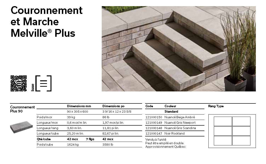 Couronnement Melville® Plus 90