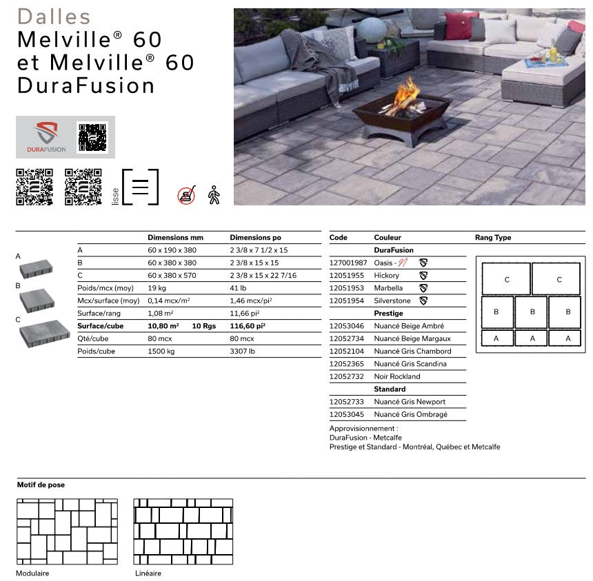 Dalle Melville® 60