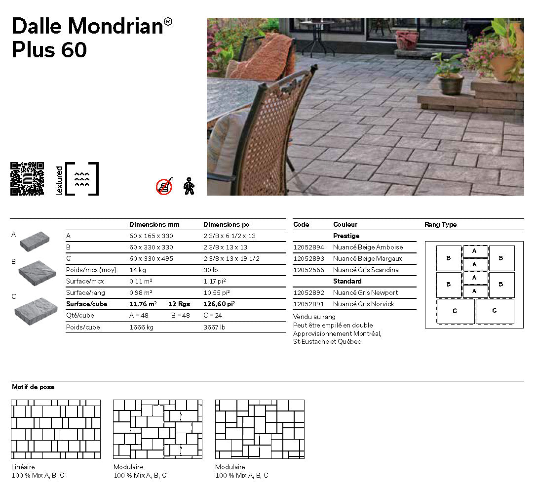 Dalle Mondrian® Plus 60