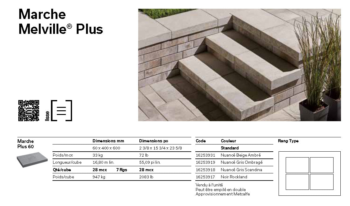 Melville® Plus 60 Step