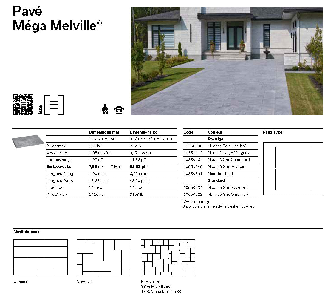 Mega Melville® Paver