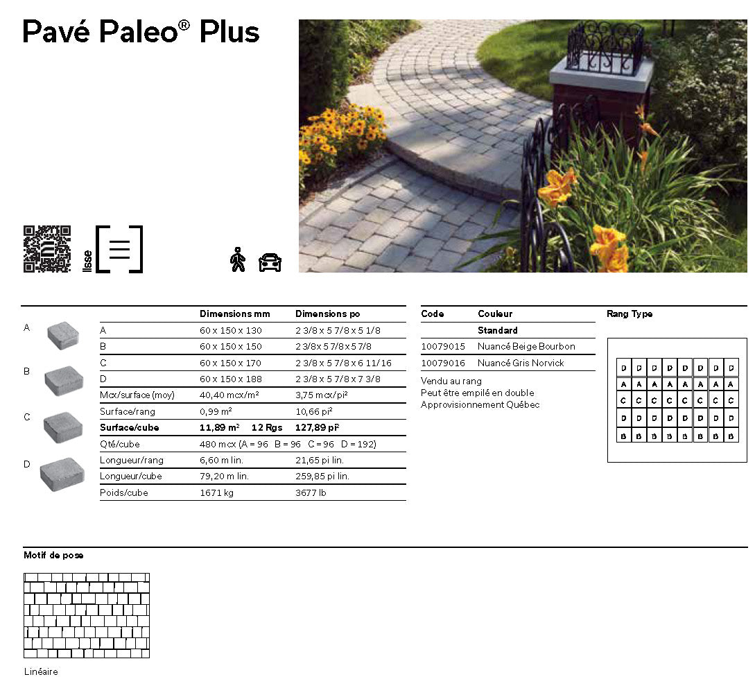 Pavé Paleo® Plus