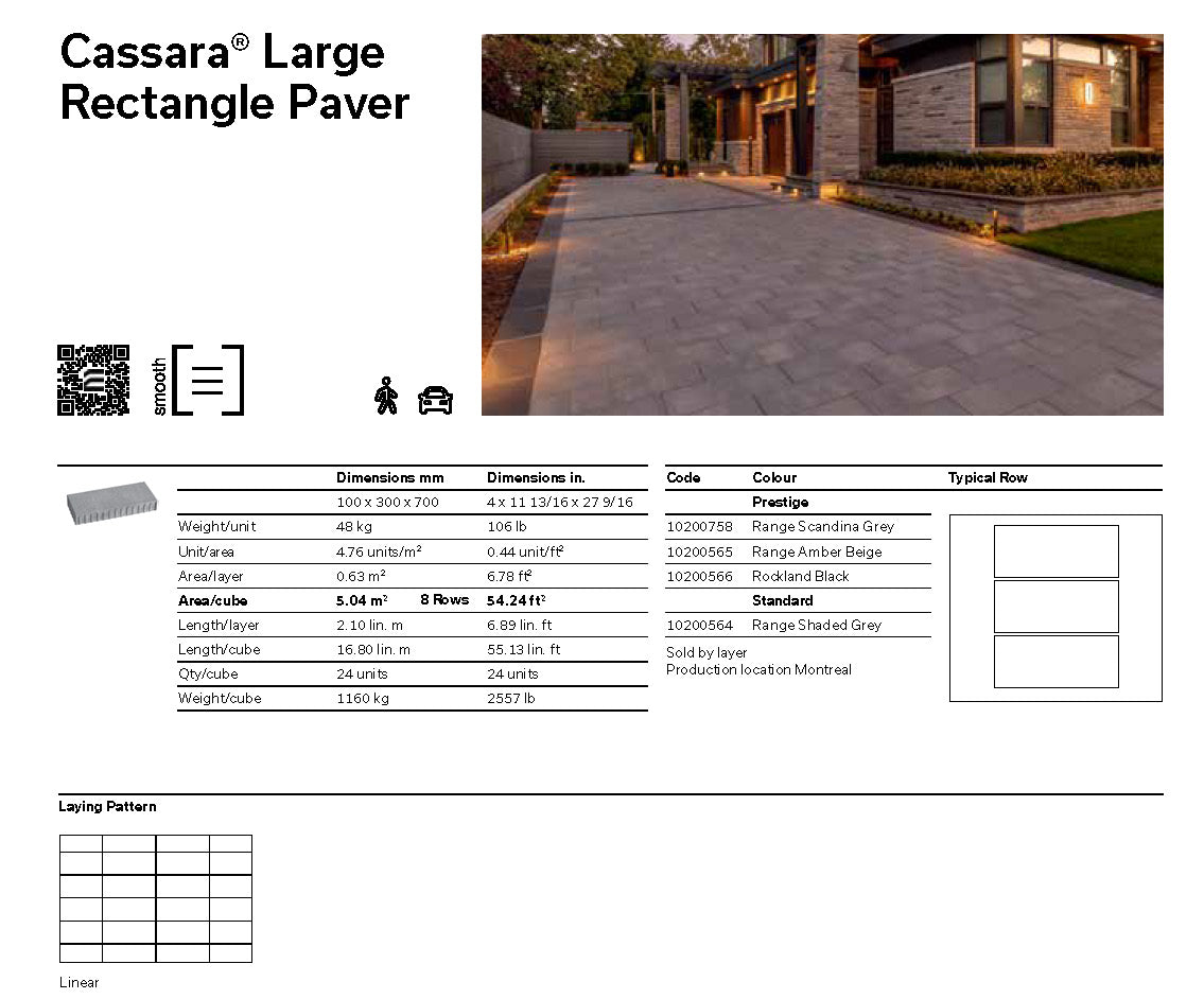 Cassara® Paver (Large Rectangle)