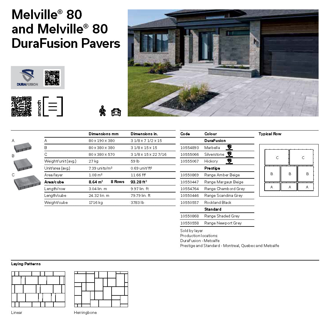 Melville® 80 Paver