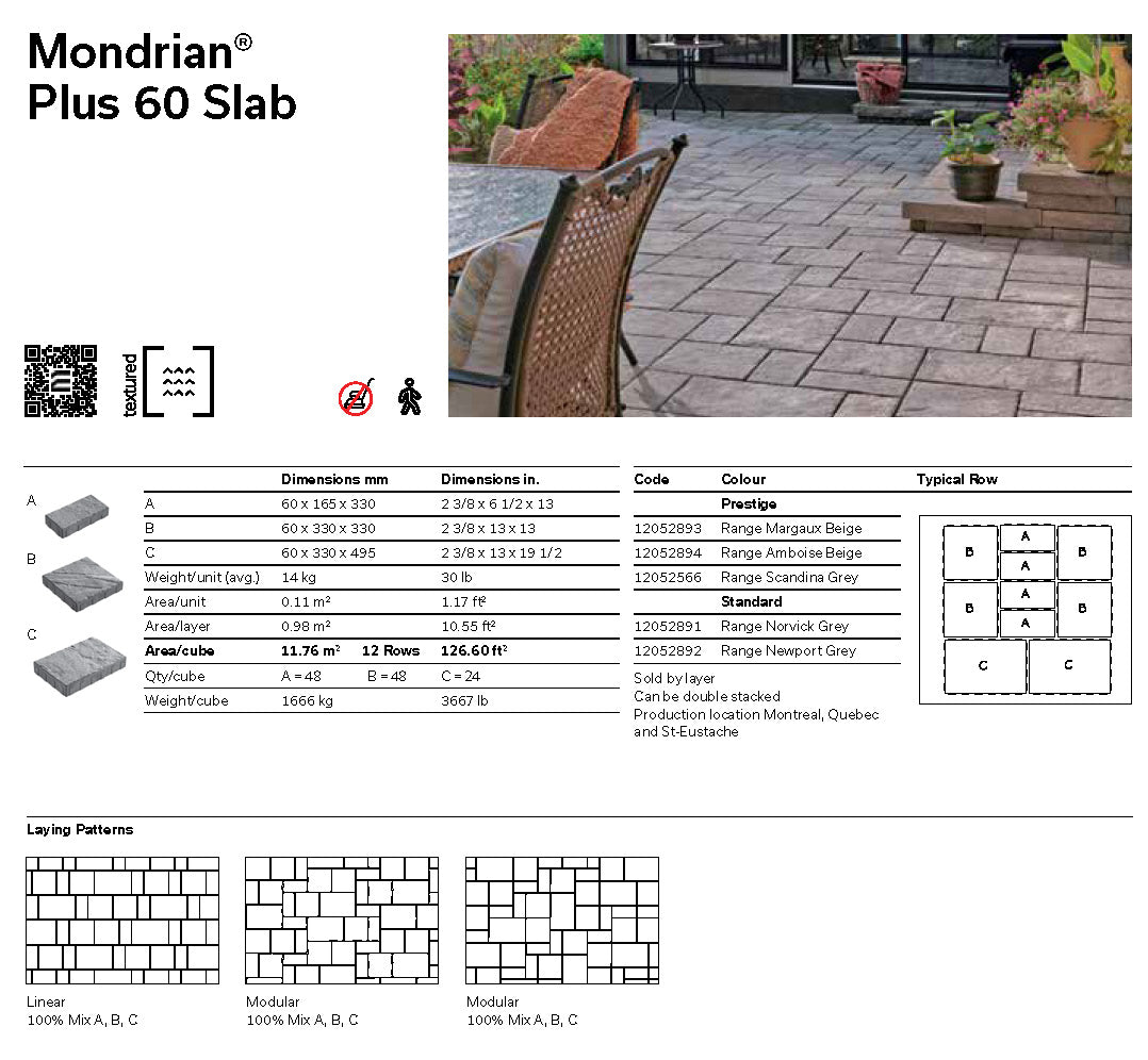 Dalle Mondrian® Plus 60