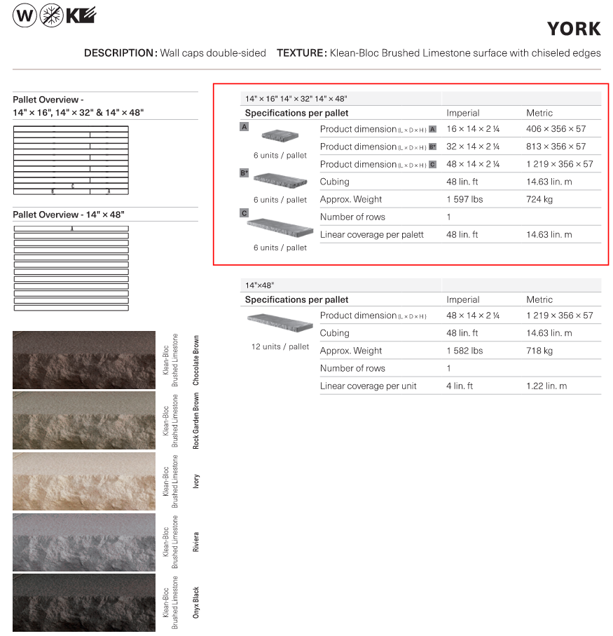 York Cap (Klean-Bloc)
