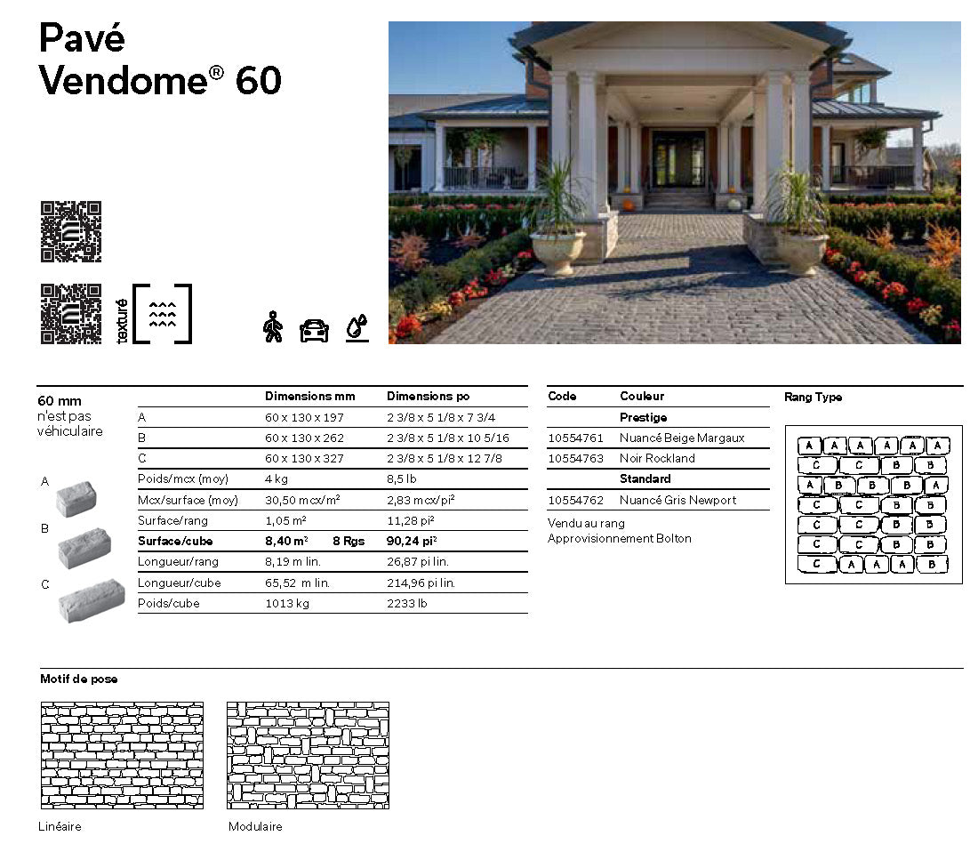 Vendome® 60 Paver