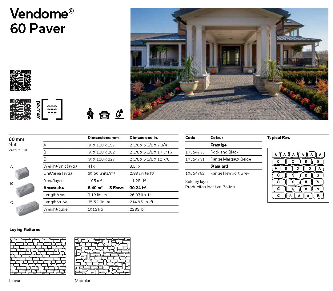 Vendome® 60 Paver